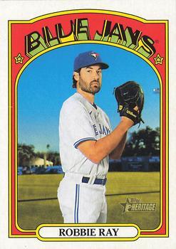 #358 Robbie Ray - Toronto Blue Jays - 2021 Topps Heritage Baseball