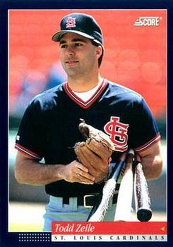 #358 Todd Zeile - St. Louis Cardinals -1994 Score Baseball
