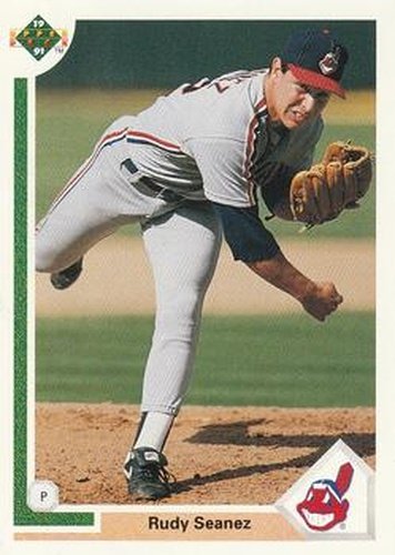 #358 Rudy Seanez - Cleveland Indians - 1991 Upper Deck Baseball