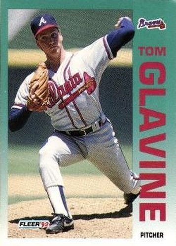 #358 Tom Glavine - Atlanta Braves - 1992 Fleer Baseball
