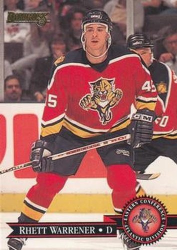 #358 Rhett Warrener - Florida Panthers - 1995-96 Donruss Hockey