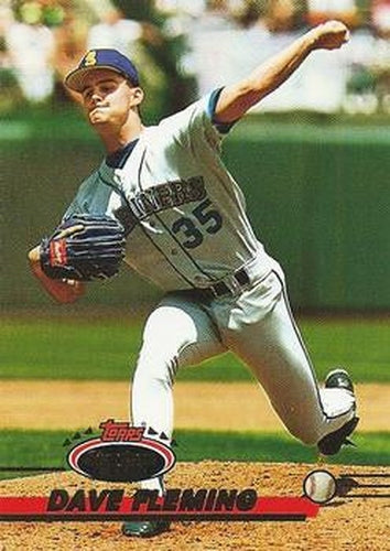 #358 Dave Fleming - Seattle Mariners - 1993 Stadium Club Baseball