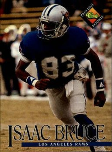#358 Isaac Bruce - Los Angeles Rams - 1994 Pro Line Live Football