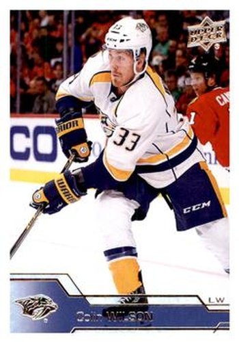 #358 Colin Wilson - Nashville Predators - 2016-17 Upper Deck Hockey