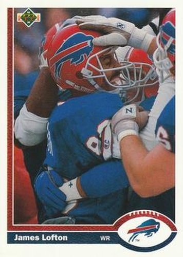 #358 James Lofton - Buffalo Bills - 1991 Upper Deck Football