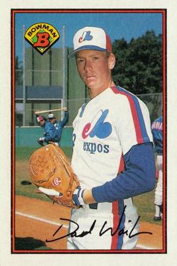 #358 Dave Wainhouse - Montreal Expos - 1989 Bowman Baseball