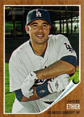 #358 Andre Ethier - Los Angeles Dodgers - 2011 Topps Heritage Baseball