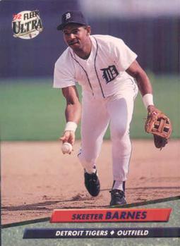 #358 Skeeter Barnes - Detroit Tigers - 1992 Ultra Baseball