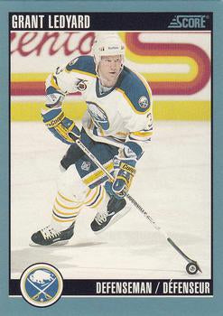 #358 Grant Ledyard - Buffalo Sabres - 1992-93 Score Canadian Hockey