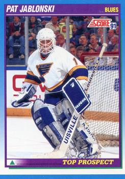 #359 Pat Jablonski - St. Louis Blues - 1991-92 Score Canadian Hockey
