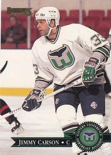 #359 Jimmy Carson - Hartford Whalers - 1995-96 Donruss Hockey