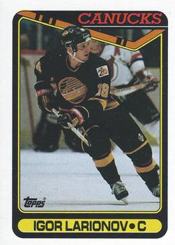 #359 Igor Larionov - Vancouver Canucks - 1990-91 Topps Hockey
