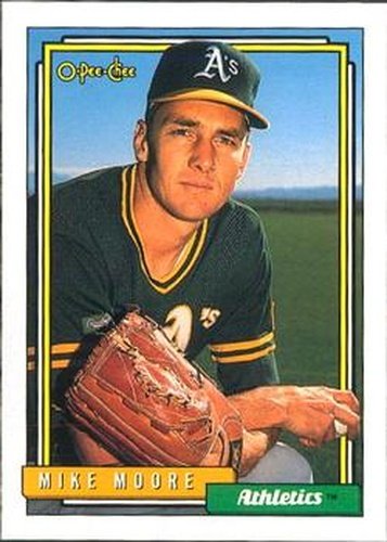#359 Mike Moore - Oakland Athletics - 1992 O-Pee-Chee Baseball