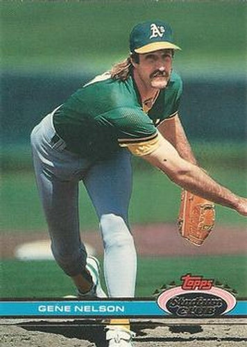 #359 Gene Nelson - Oakland Athletics - 1991 Stadium Club Baseball