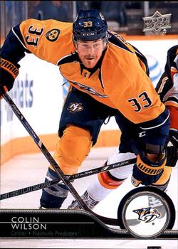 #359 Colin Wilson - Nashville Predators - 2014-15 Upper Deck Hockey