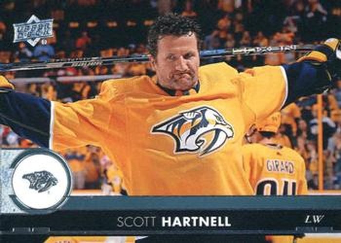 #359 Scott Hartnell - Nashville Predators - 2017-18 Upper Deck Hockey