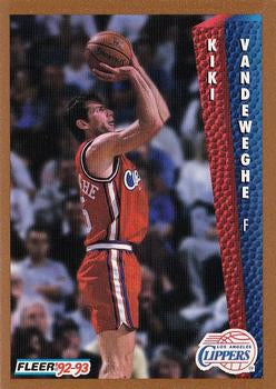 #359 Kiki Vandeweghe - Los Angeles Clippers - 1992-93 Fleer Basketball