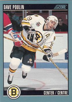 #359 Dave Poulin - Boston Bruins - 1992-93 Score Canadian Hockey