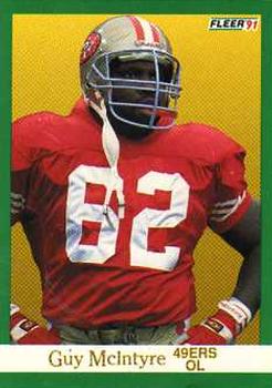 #359 Guy McIntyre - San Francisco 49ers - 1991 Fleer Football