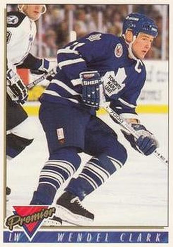 #359 Wendel Clark - Toronto Maple Leafs - 1993-94 Topps Premier Hockey
