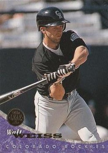 #359 Walt Weiss - Colorado Rockies - 1994 Leaf Baseball