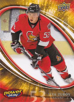 #359 Ilya Zubov - Ottawa Senators - 2008-09 Upper Deck Power Play Box Set Hockey