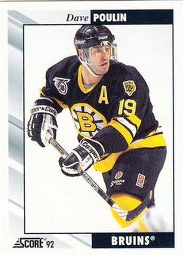 #359 Dave Poulin - Boston Bruins - 1992-93 Score USA Hockey