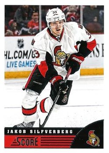 #359 Jakob Silfverberg - Ottawa Senators - 2013-14 Score Hockey