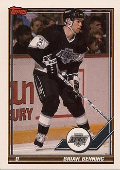 #359 Brian Benning - Los Angeles Kings - 1991-92 Topps Hockey