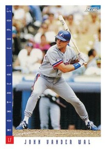 #359 John Vander Wal - Montreal Expos - 1993 Score Baseball