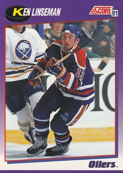 #359 Ken Linseman - Edmonton Oilers - 1991-92 Score American Hockey