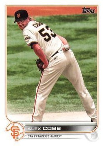 #359 Alex Cobb - San Francisco Giants - 2022 Topps Baseball