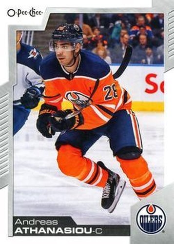 #359 Andreas Athanasiou - Edmonton Oilers - 2020-21 O-Pee-Chee Hockey