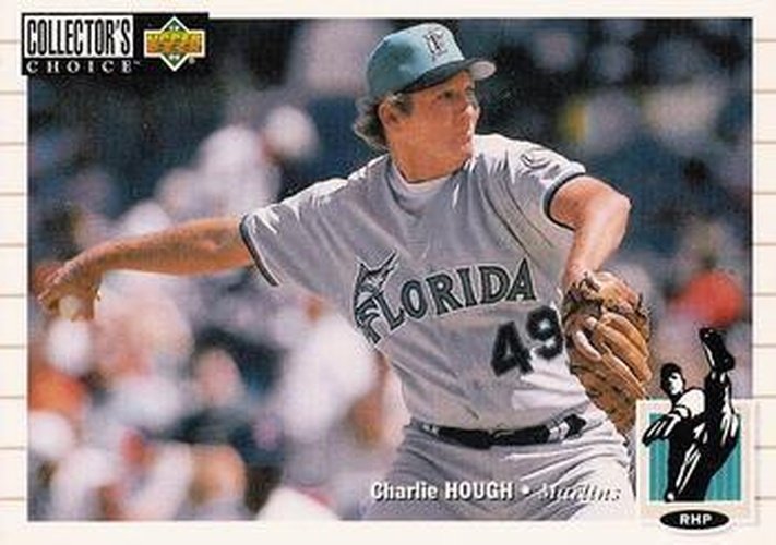 #359 Charlie Hough - Florida Marlins - 1994 Collector's Choice Baseball