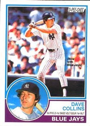 #359 Dave Collins - Toronto Blue Jays - 1983 O-Pee-Chee Baseball