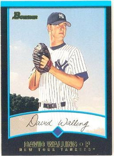 #359 David Walling - New York Yankees - 2001 Bowman Baseball
