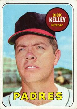 #359 Dick Kelley - San Diego Padres - 1969 Topps Baseball