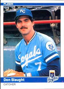 #359 Don Slaught - Kansas City Royals - 1984 Fleer Baseball