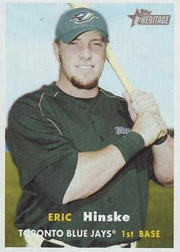#359 Eric Hinske - Toronto Blue Jays - 2006 Topps Heritage Baseball