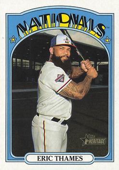 #359 Eric Thames - Washington Nationals - 2021 Topps Heritage Baseball