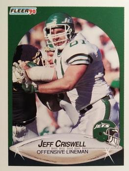 #359 Jeff Criswell - New York Jets - 1990 Fleer Football