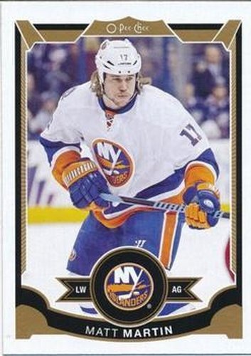 #359 Matt Martin - New York Islanders - 2015-16 O-Pee-Chee Hockey
