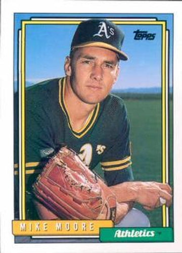 #359 Mike Moore - Oakland Athletics - 1992 Topps Baseball