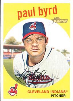 #359 Paul Byrd - Cleveland Indians - 2008 Topps Heritage Baseball