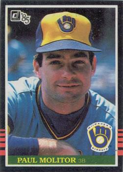 #359 Paul Molitor - Milwaukee Brewers - 1985 Donruss Baseball