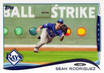 #359 Sean Rodriguez - Tampa Bay Rays - 2014 Topps Baseball