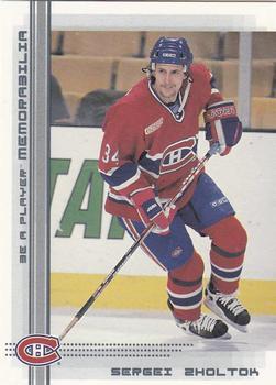 #359 Sergei Zholtok - Montreal Canadiens - 2000-01 Be a Player Memorabilia Hockey
