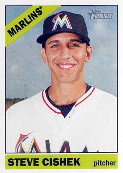 #359 Steve Cishek - Miami Marlins - 2015 Topps Heritage Baseball