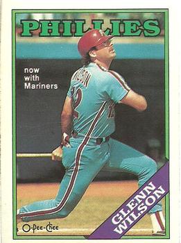 #359 Glenn Wilson - Seattle Mariners - 1988 O-Pee-Chee Baseball