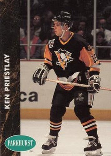 #359 Ken Priestlay - Pittsburgh Penguins - 1991-92 Parkhurst Hockey